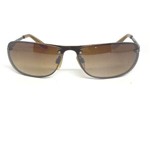 Kenneth Cole Reaction KC2002 084 Brown Gradient Rimless Sunglasses Mens 21640